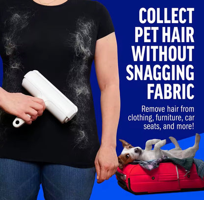 Self-Cleaning Pet Hair Remover Roller – Reusable Dog & Cat Fur Cleaner for Sofa, Clothes & Car Seats